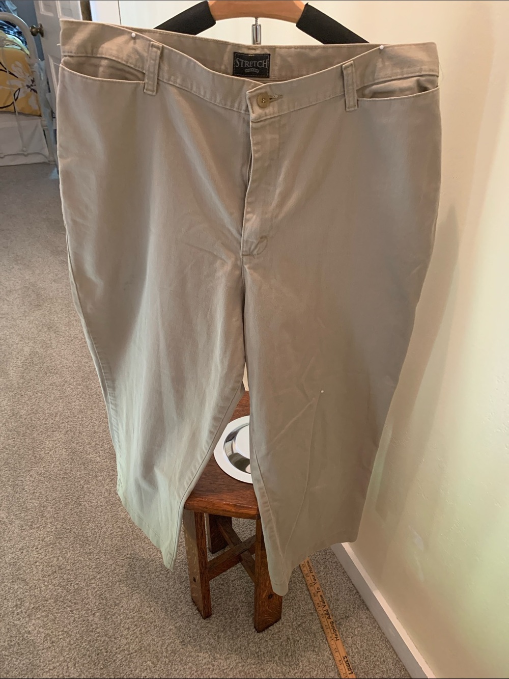 Riders by Lee Women's Ankle Crop Chino Jeans in Light Khaki